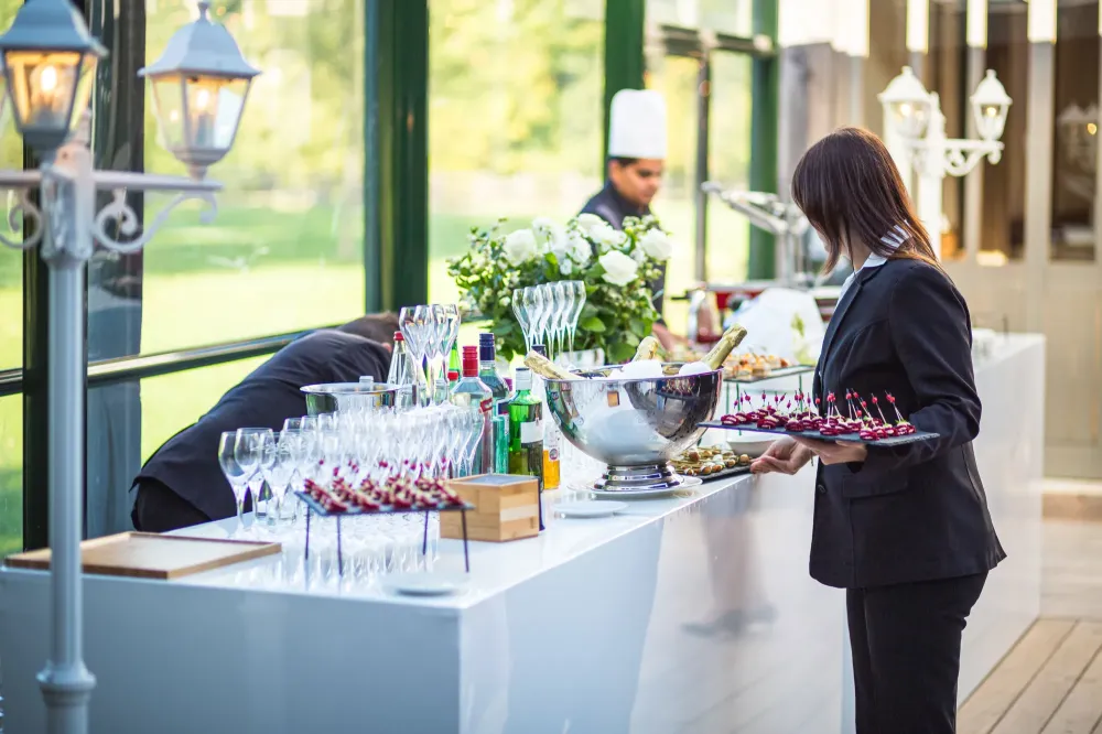 Buffet froid à Villers-Bocage